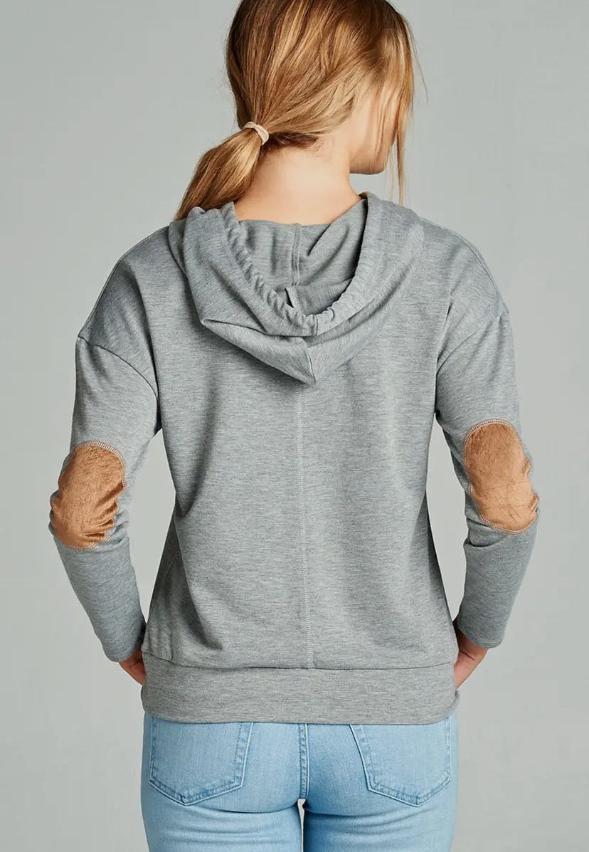 Elbow Patch Pullover