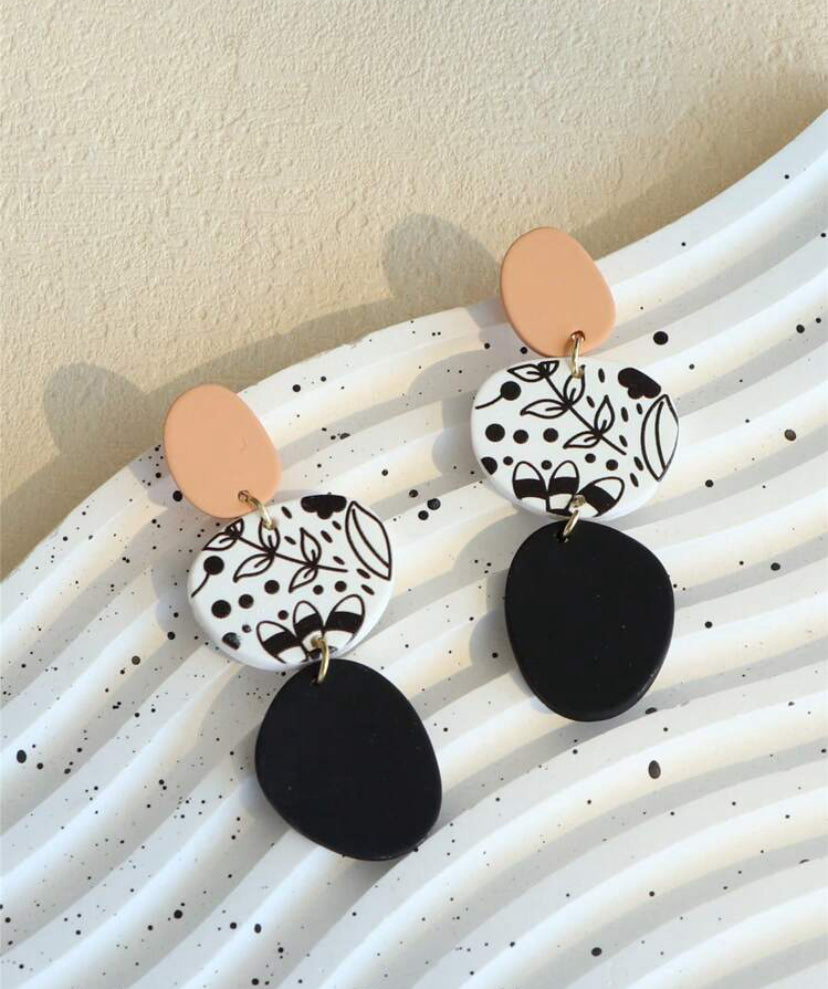 Black&White Earrings