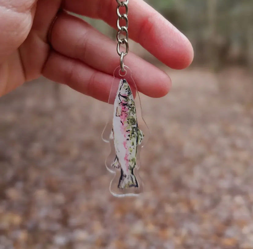 Trout Key Chain