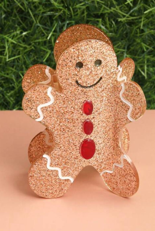 Gingerbread HairClip