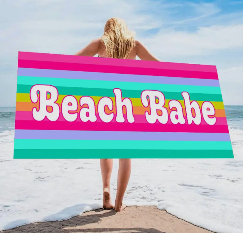 Beach Babe towel